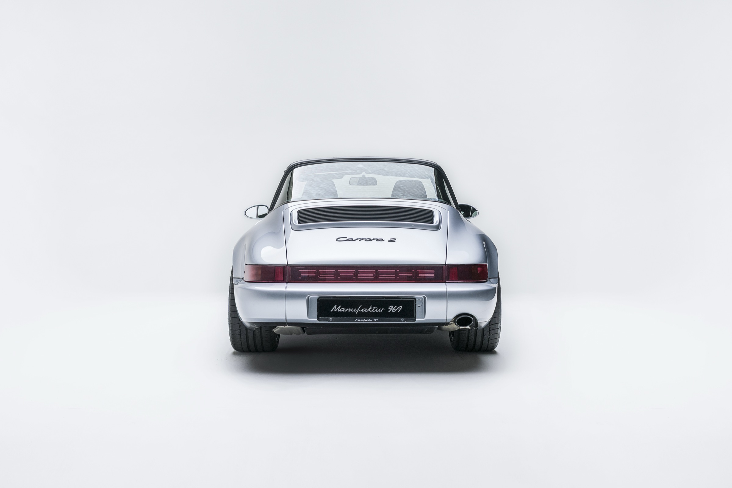 Polar Silver 964 targa — exterior detail